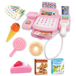 Cash House Toys Electronic Game Lighting And Sound Effects Supermarket Cashier Toys