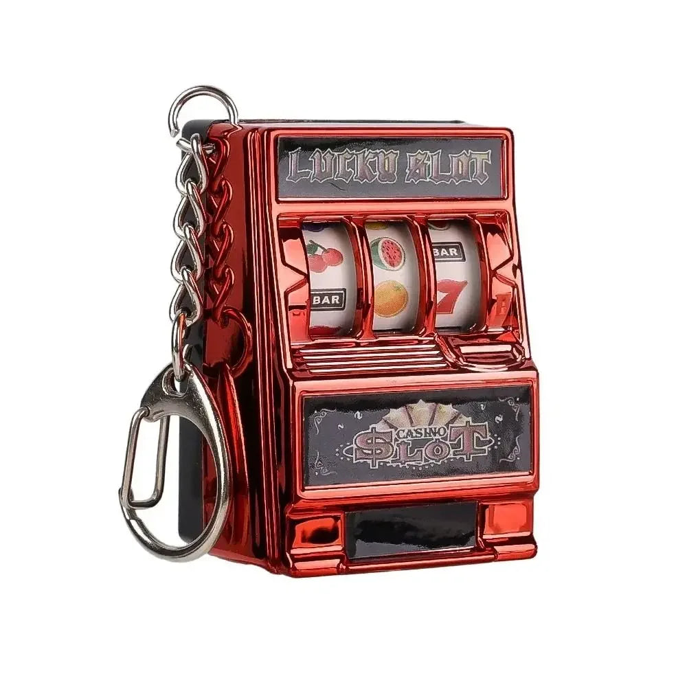 Mini Gambling Slot Machine Key Chains