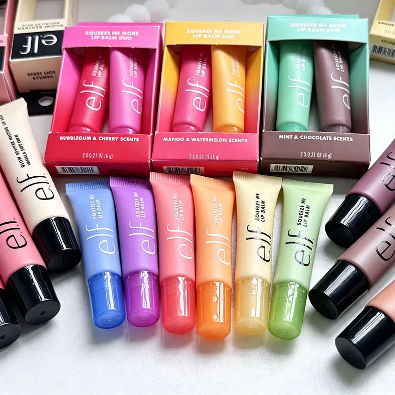 Elf Moisturizing Fruit Gloss Lip Balm Long-lasting Nourish Repair Glow