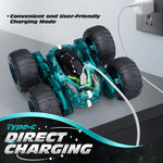 Remote Control Car with Lights, 2.4Ghz RC Car Double Sided 360°Flip RC Stunt Cars