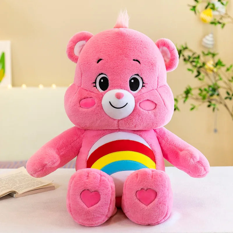 Carebears Kawaii Rainbow Bear Plush Toys 30CM