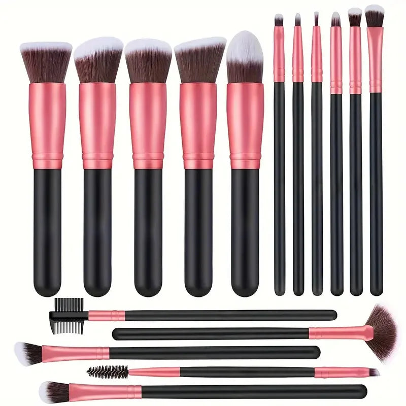 14-18Pcs Premium Synthetic Makeup Brushes Set Foundation Powder