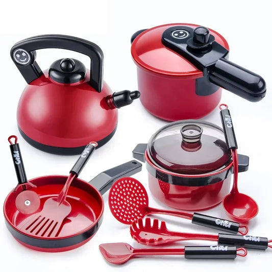 Set For Kids Cooking Kitchen Toys Pot Set Pretend Play