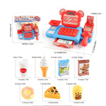 Cash House Toys Electronic Game Lighting And Sound Effects Supermarket Cashier Toys