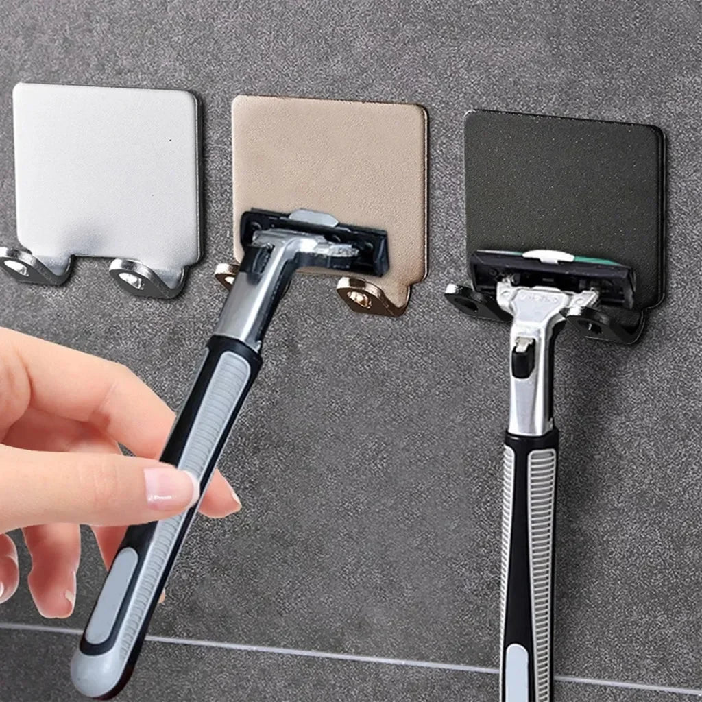 Bathroom Stainless Steel Razor Holder Storage Hook For Wall