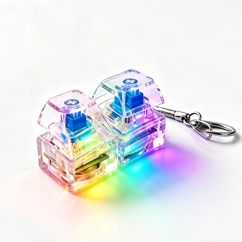 Funny Keyboard Fidget Keychain