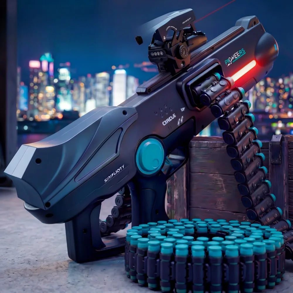 Dual Mode Electric & Manual Soft Bullet Toy Gun