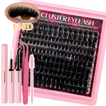 DIY Lash Extension Kit 8-16mm Mixed Lengths Fluffy Cluster Lashes Set