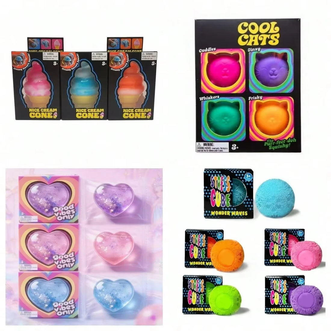100+ Pieces Assorted Squishy Figures Blind Box Surprise Toys