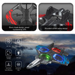 High Performance foam aircraft stunt intelligent fixed height hover 360 ° turn UAV remote LED lights