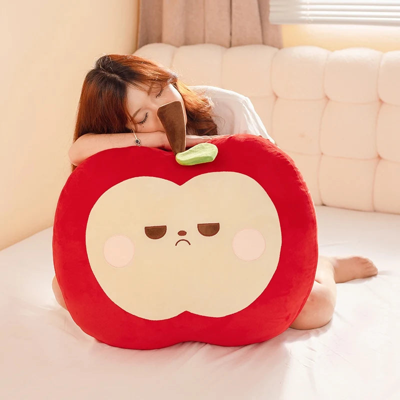 Squishy Red or Green Apple Plush Toy Pillow