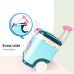Ice Cream Shop Pretend Play Set Suitcase Cart Toys for Kids