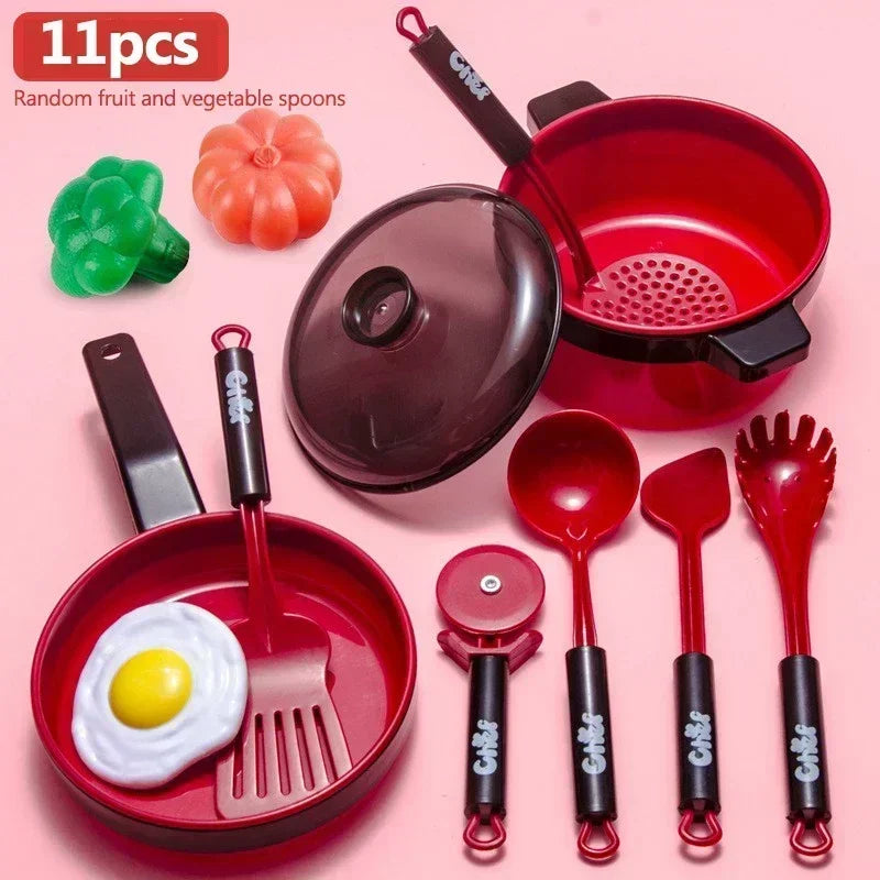 Set For Kids Cooking Kitchen Toys Pot Set Pretend Play
