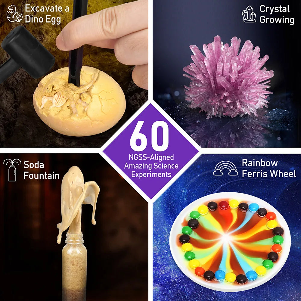 Wonder Science Kit, Experiments Educational Toy For Kids