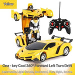 Transforming Robot Car 2.4GHz Remote Control Car with LED Lights