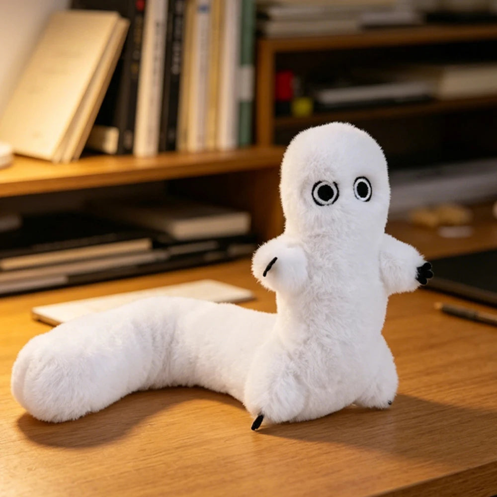 Witch Hat Atelier Fudeworm Plush Toys Fluffy Shapeable Cute Stuffed Toys Anime Brush Buddy Dolls Home Decor Fans Birthday Gifts