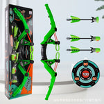Outdoor Shooting Game Whistle Bow Arrow Set Portable Outdoor Sports Entertainment Toy
