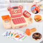 Cash House Toys Electronic Game Lighting And Sound Effects Supermarket Cashier Toys
