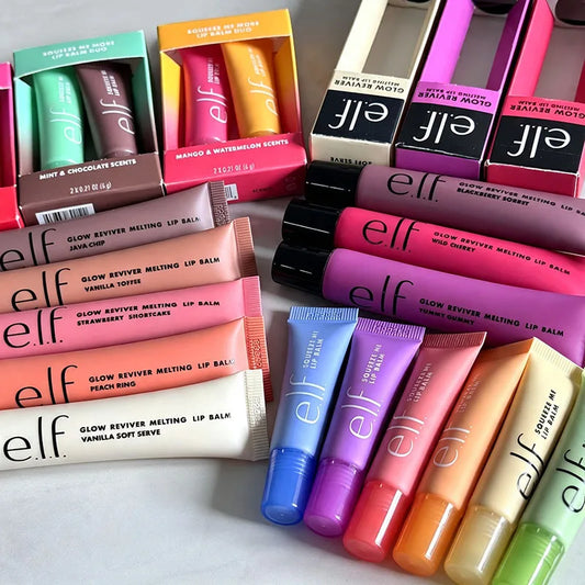 Elf Moisturizing Fruit Gloss Lip Balm Long-lasting Nourish Repair Glow