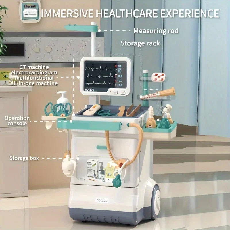 Large Hospital Play Pretend Role Play Nurse Doctor Set for Kids