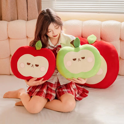 Squishy Red or Green Apple Plush Toy Pillow
