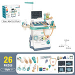 Large Hospital Play Pretend Role Play Nurse Doctor Set for Kids