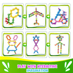 150PCS Plum Blossom Building Blocks 3D Bricks STEM Educational Building Toys Interlocking Solid Plastic Discs Sets Gifts for Kid