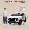 24V Kids Ride on Car Licensed Battery Powered Electric Vehicle w/Remote Control, 2 Seater 4-Wheel Shock Absorbers Smooth Start
