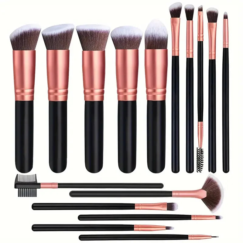 14-18Pcs Premium Synthetic Makeup Brushes Set Foundation Powder