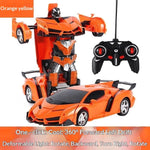 Transforming Robot Car 2.4GHz Remote Control Car with LED Lights