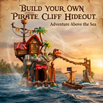 Pirate Cliffside Hideout Collectible Building Blocks Set STEM