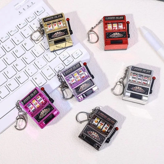 Mini Gambling Slot Machine Key Chains