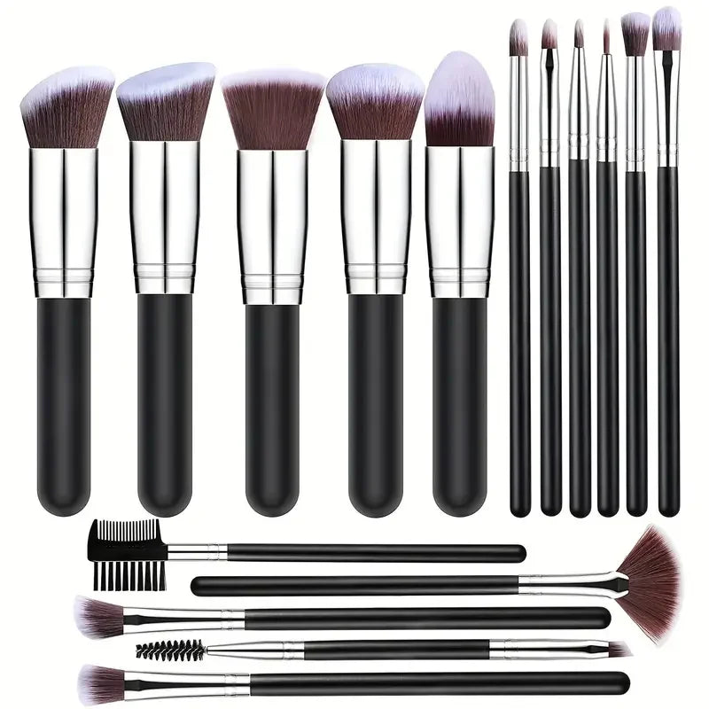 14-18Pcs Premium Synthetic Makeup Brushes Set Foundation Powder