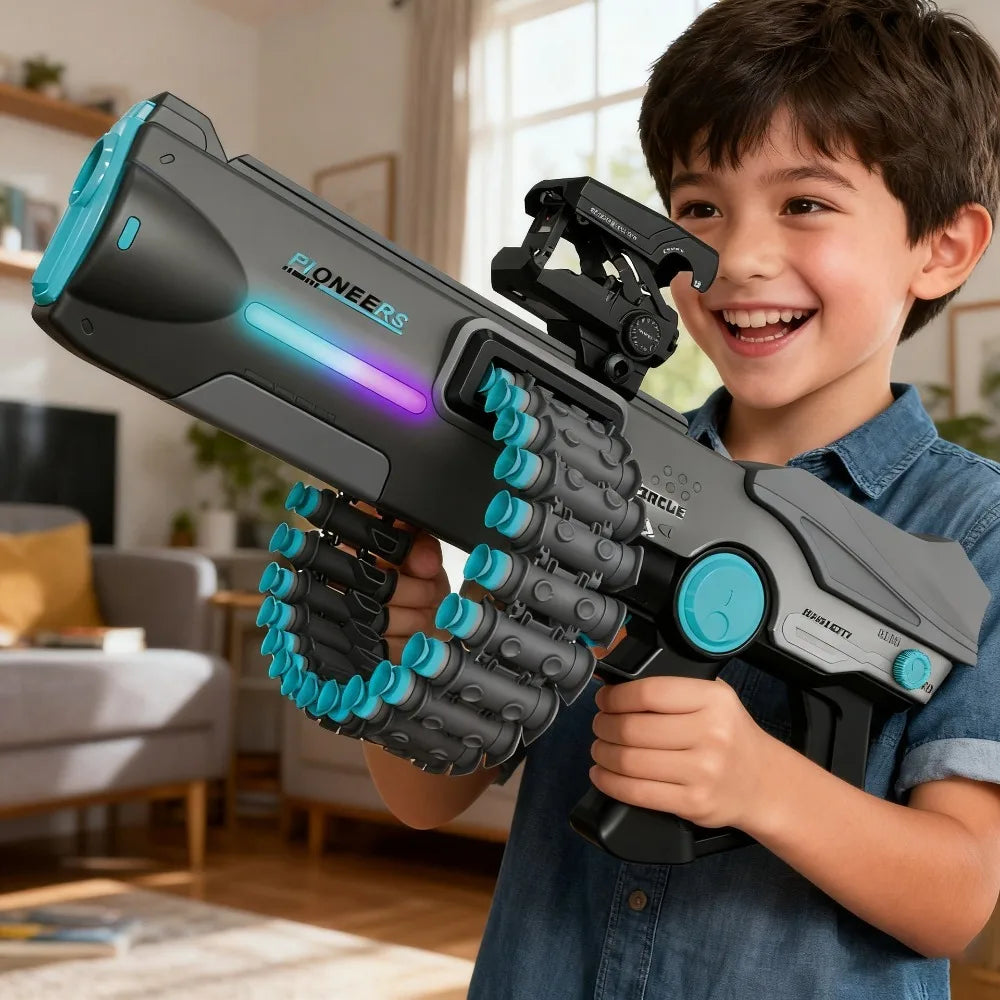 Dual Mode Electric & Manual Soft Bullet Toy Gun