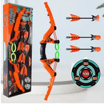 Outdoor Shooting Game Whistle Bow Arrow Set Portable Outdoor Sports Entertainment Toy