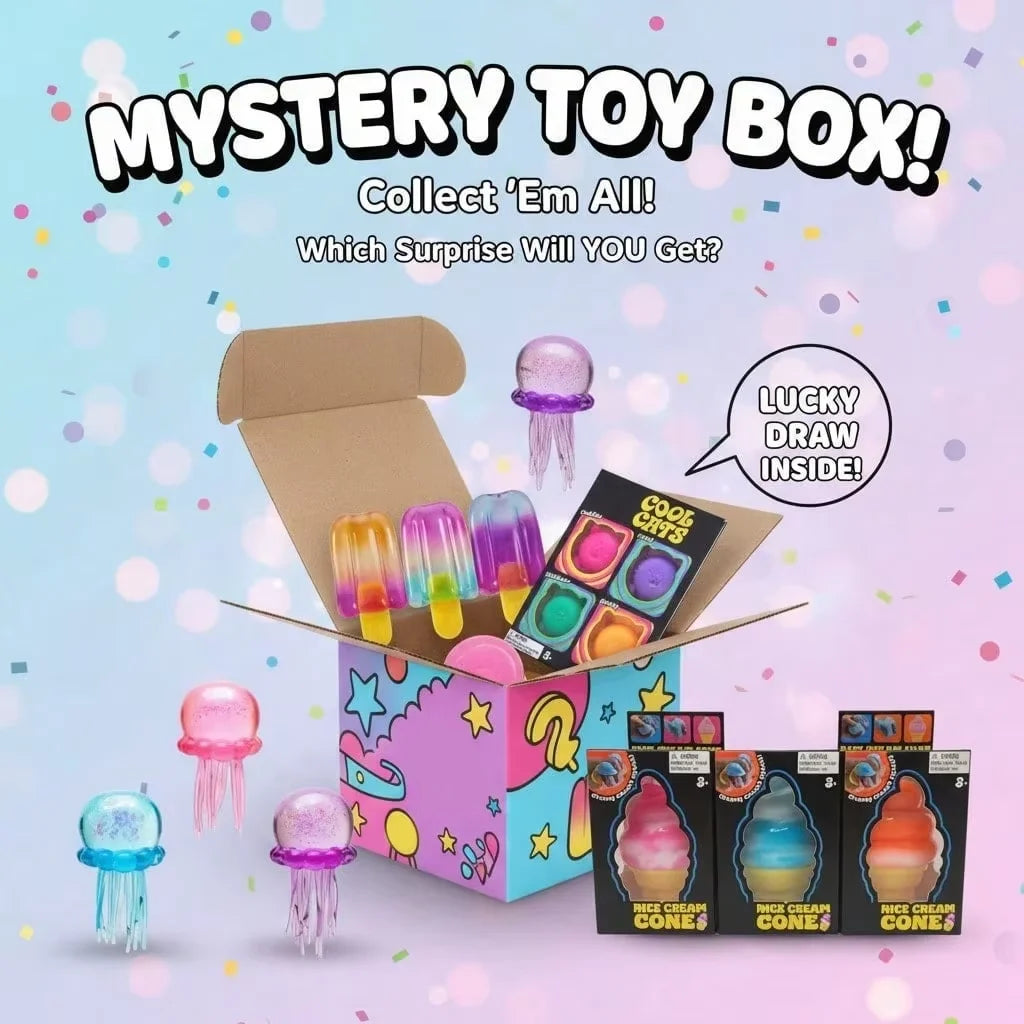 100+ Pieces Assorted Squishy Figures Blind Box Surprise Toys