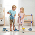 Kids Vacuum Cleaner Toy Electric Realistic Pretend Play Housekeeping Cleaning Set for Toddlers