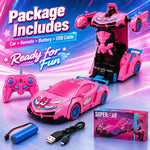 2-in-1 Unicorn RC Transforming Robot Car 2.4GHz Remote Control