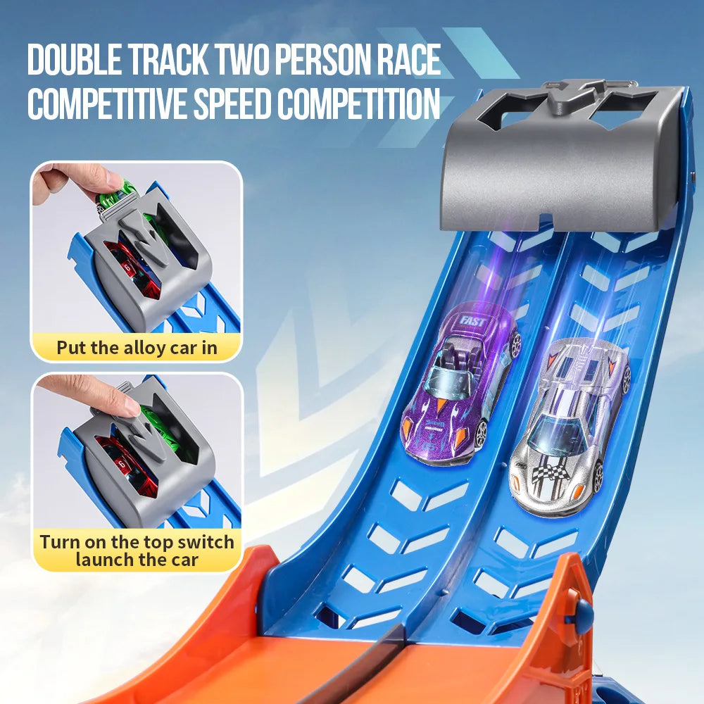 Dual-mode Transformable Track Car - Tyrannosaurus Rex, Shark-headed Car Truck