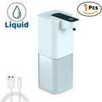 Automatic Foaming Soap Dispenser Touchless, 450ml USB Rechargeable Wall Mount Sensor