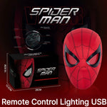 Miles Spider-Man 1:1 Scale Electronic Mask With Moving Glowing Eyes Ring Control Cosplay Toy