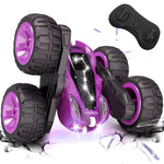 Remote Control Car with Lights, 2.4Ghz RC Car Double Sided 360°Flip RC Stunt Cars