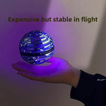 Flying Ball Children's Hand Controlled Color LED Cosmic Globe 360 ° Rotating Suspension Ball Suitable for Indoor and Outdoor Toy