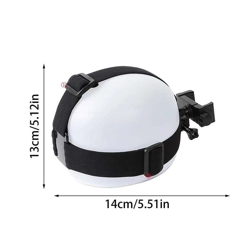 Head-Mounted Headband Bracket Adjustable Live Broadcast Mobile Phone Holder