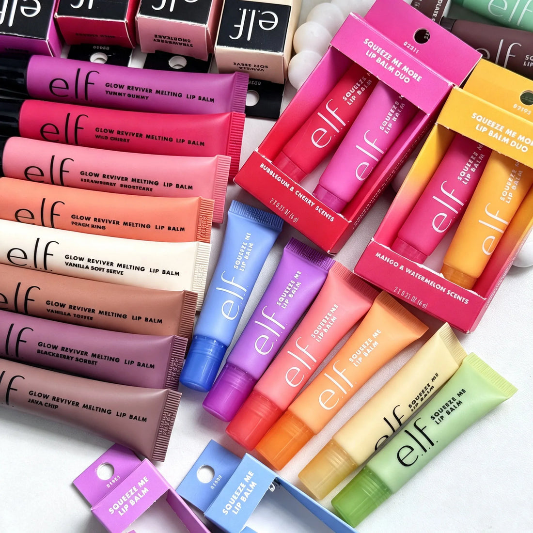 Elf Moisturizing Fruit Gloss Lip Balm Long-lasting Nourish Repair Glow