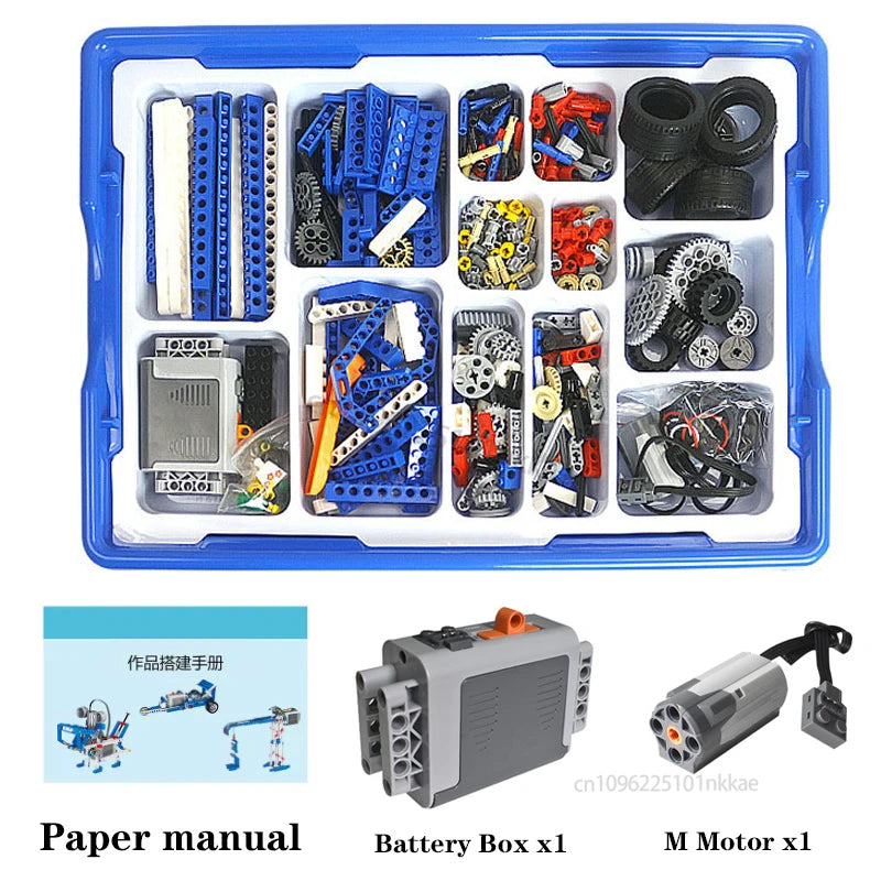 STEM 9686 Educational Set Technical Simple and Motorized Building Blocks