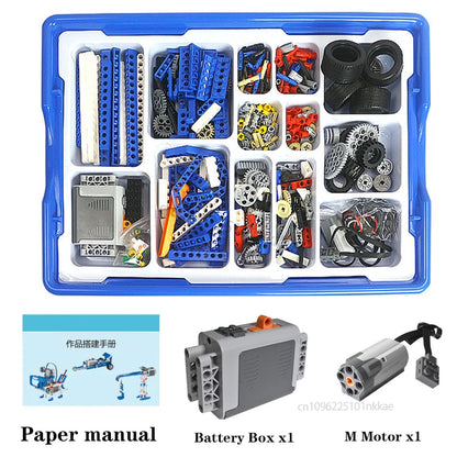 STEM 9686 Educational Set Technical Simple and Motorized Building Blocks
