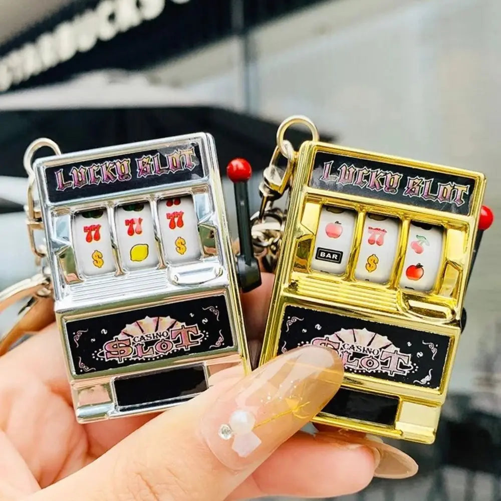 Mini Gambling Slot Machine Key Chains