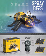 RC Spider Robot Remote Control Spider Toys with Spray/Light/Music Gifts for 6 -12 Year Old Kids