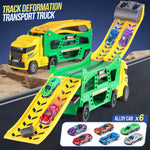 Dual-mode Transformable Track Car - Tyrannosaurus Rex, Shark-headed Car Truck